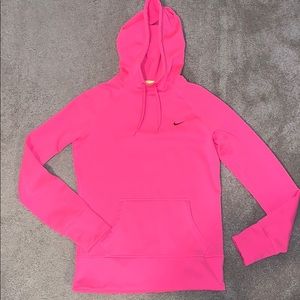 Nike neon pink sweatshirt